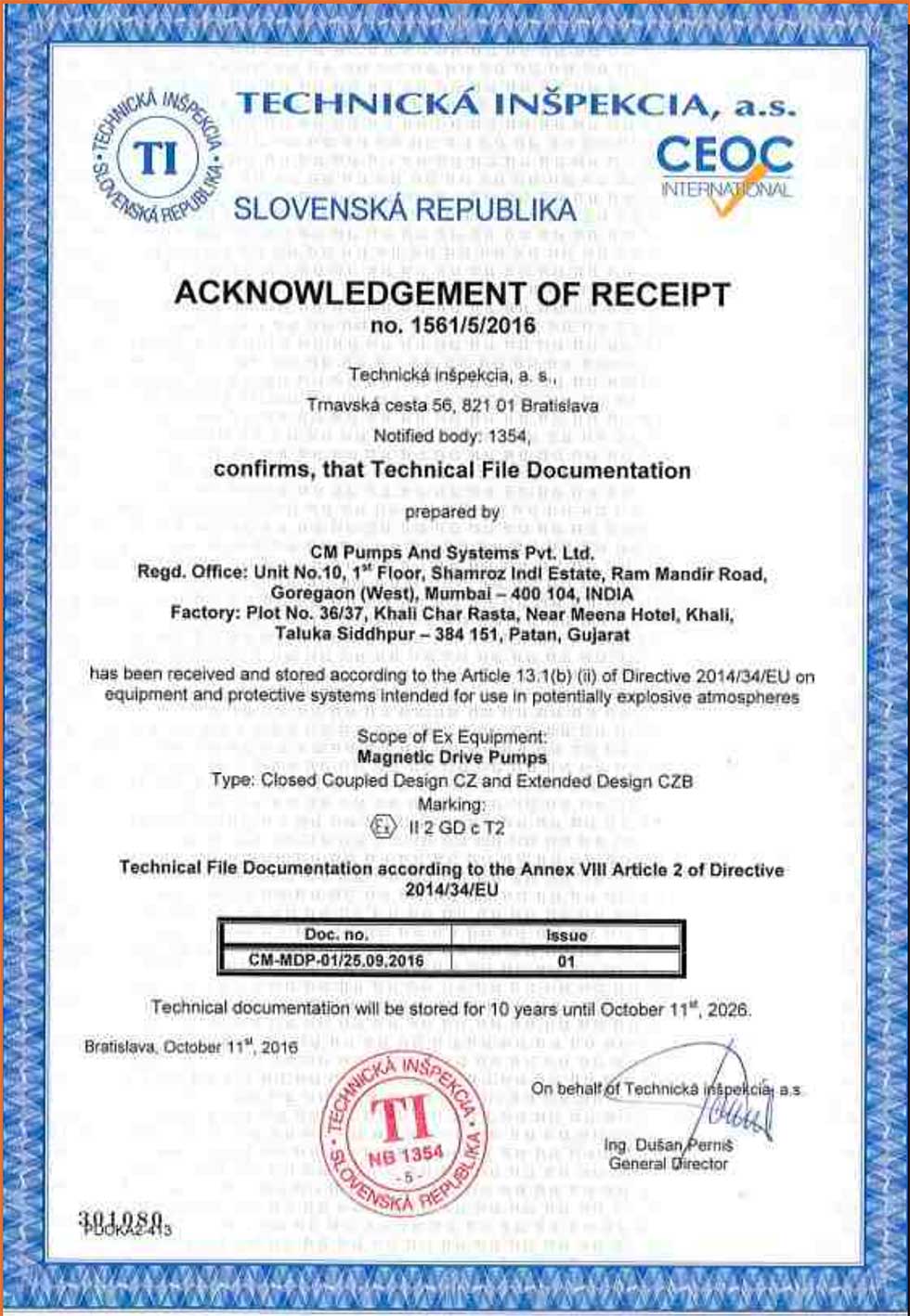 atex-certificate